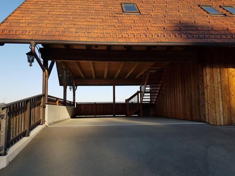 Chalet-Suedsteiermark - Traumhafte Aussicht, Infinity Pool, Privatsphaere, Klima Und De-Luxe Ausstattung Schwanberg 外观 照片